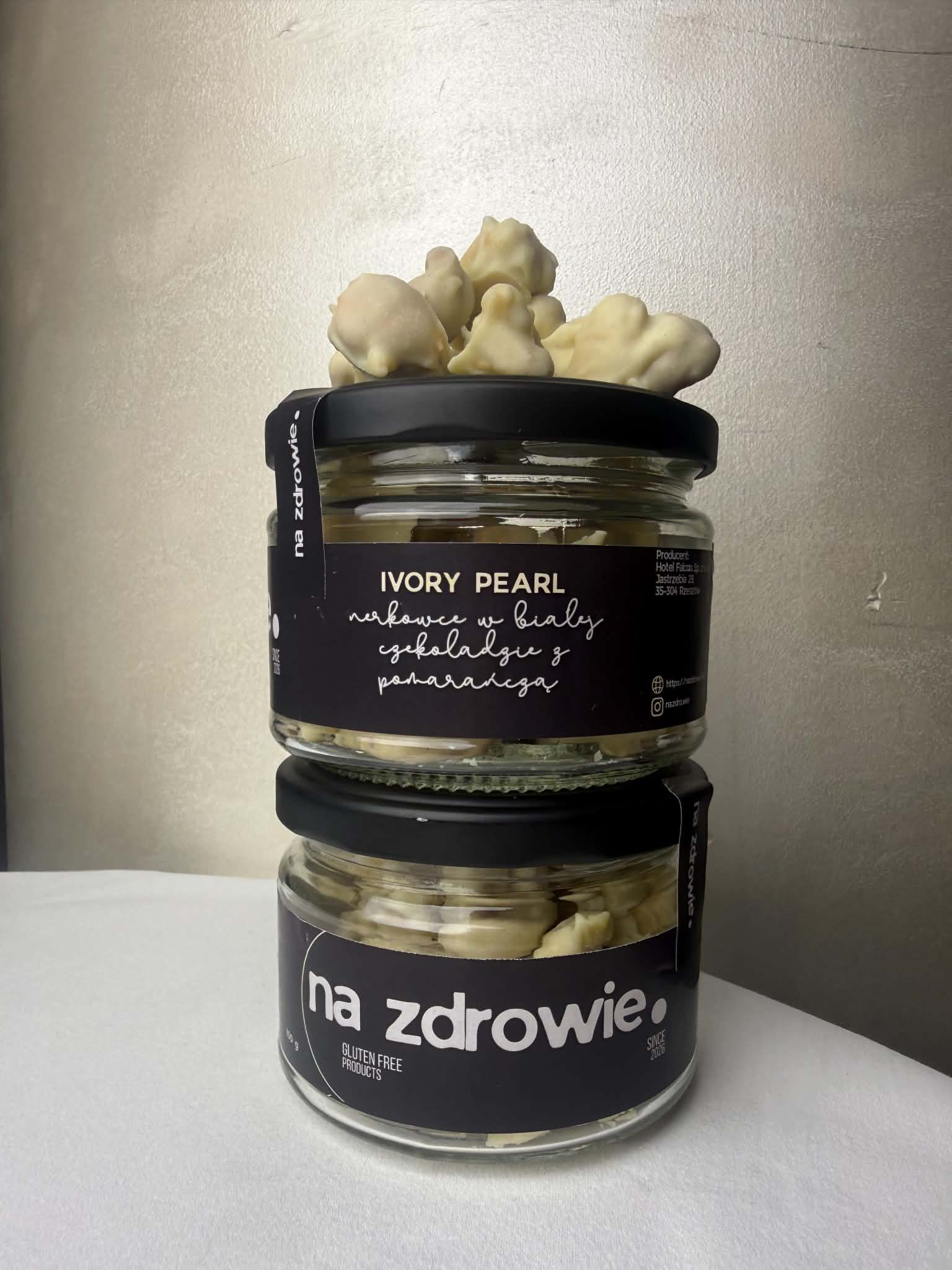 ivory pearl | nerkowce w białej czekoladzie z pomarańczą.